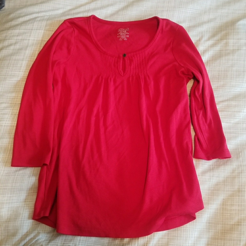 L.L. BEAN 100% SUPIMA TOP XS-Reg